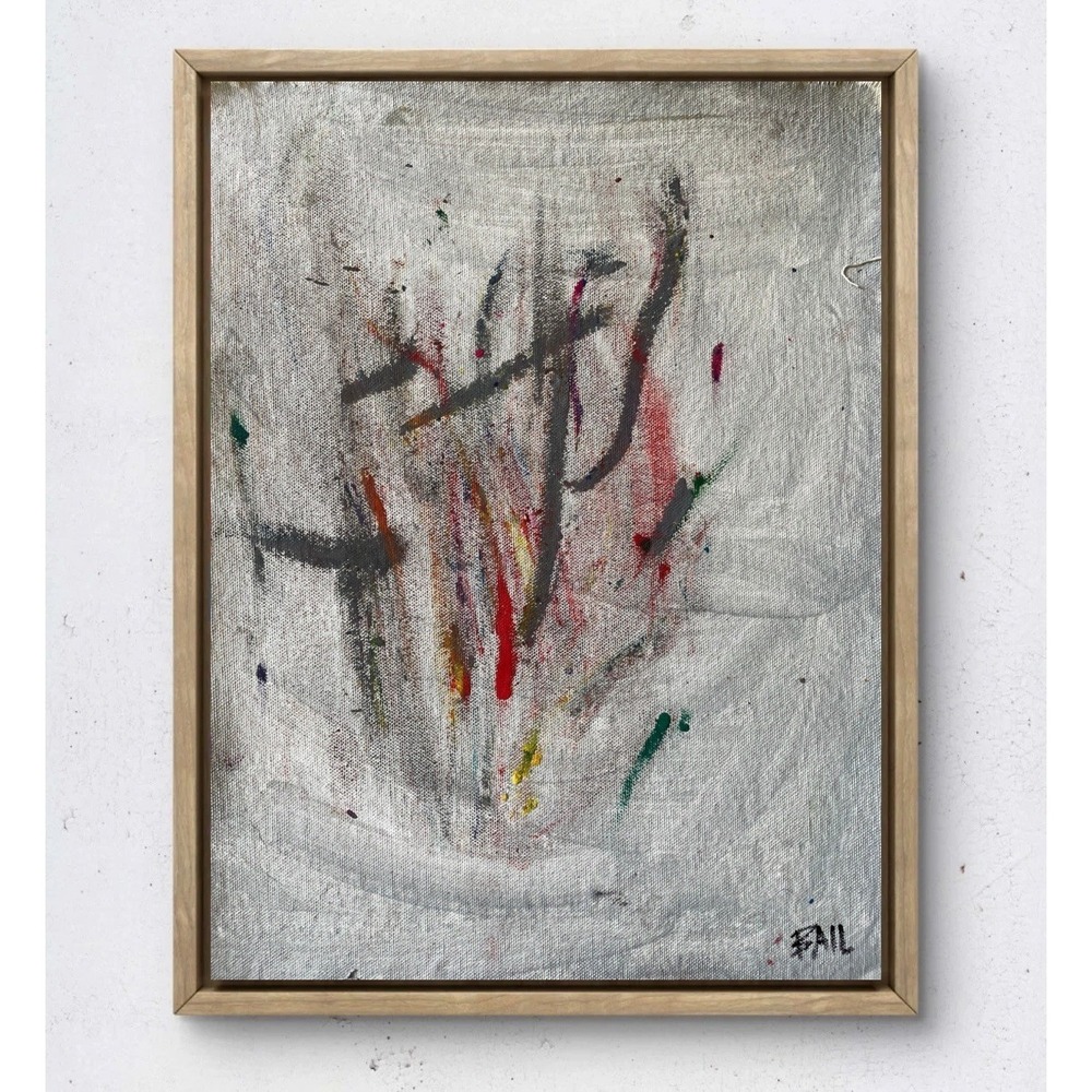 Oman Hosea 11x14 Abstract Acrylic Painting Modern Original Art Signed Bail